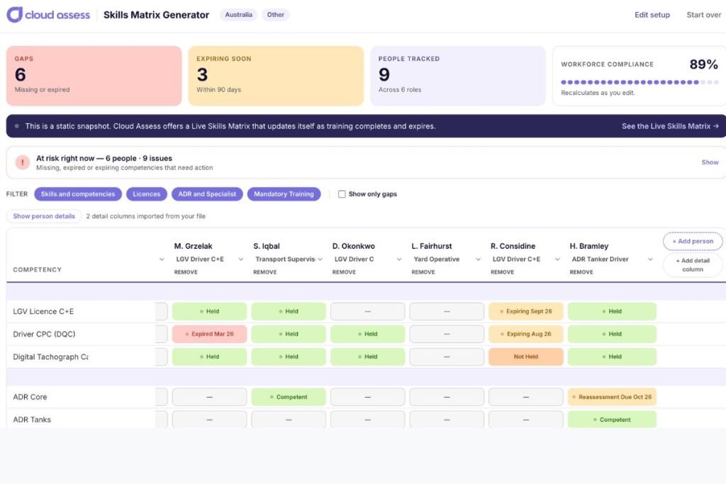 wps skills matrix generator tool feature image